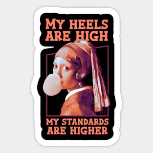 Confident Standards Higher Sticker